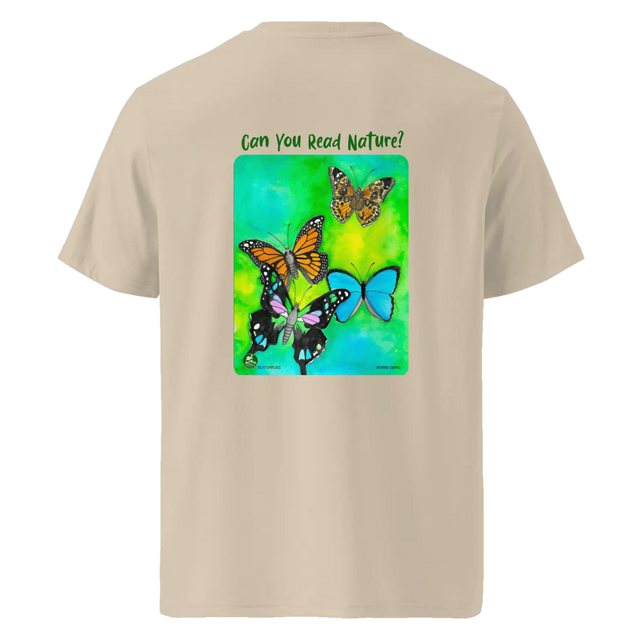 Butterflies T-Shirt — S / Desert Dust