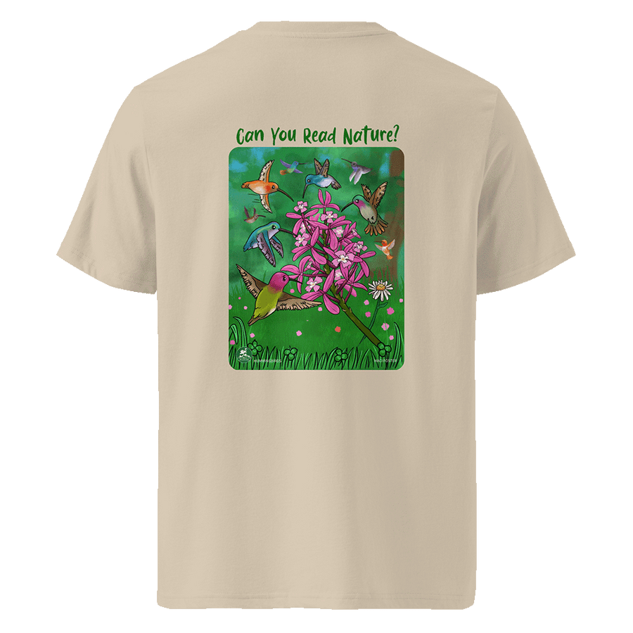 Hummingbirds T-Shirt — S / Desert Dust