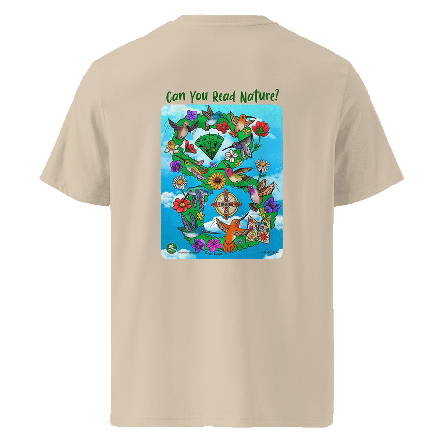 Hummingbirds T-Shirt — S / Desert Dust