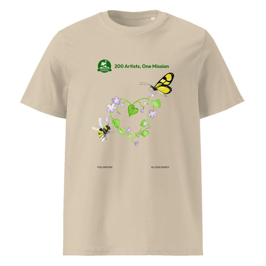 Pollinators T-Shirt — S / Desert Dust